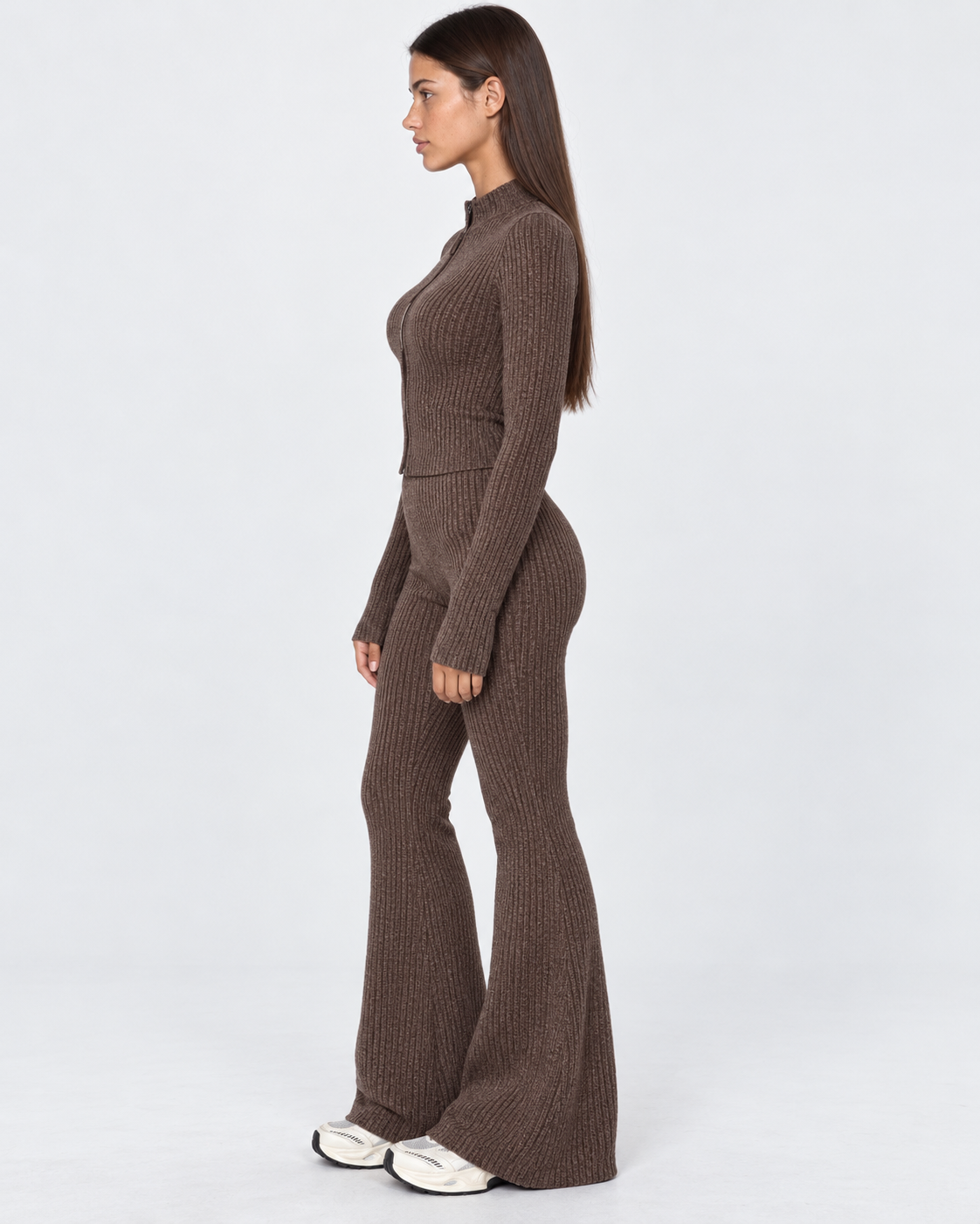 Loovay Maillora Gebreide Set met Ritsvest