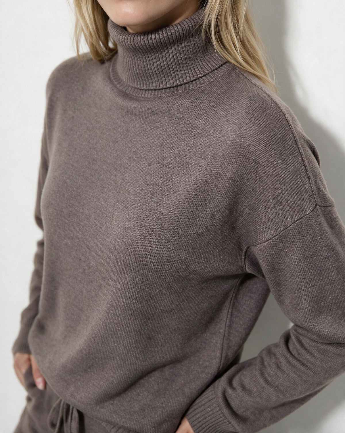 Loovay Melora Gebreide Loungewear Set met Coltrui