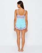 Loovay Amourette Pyjamaset met Contrasterend Kant