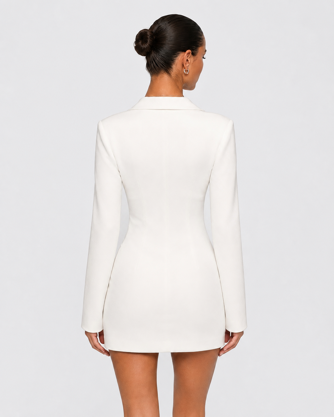 Loovay Audélise Blazer Mini Jurk met Drapering