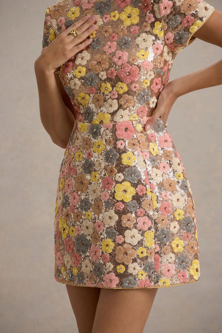 Loovay Fleurina Jurk, Bloemenprint Mini