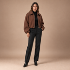 Loovay Larelle Tweedlook Blouson Jas