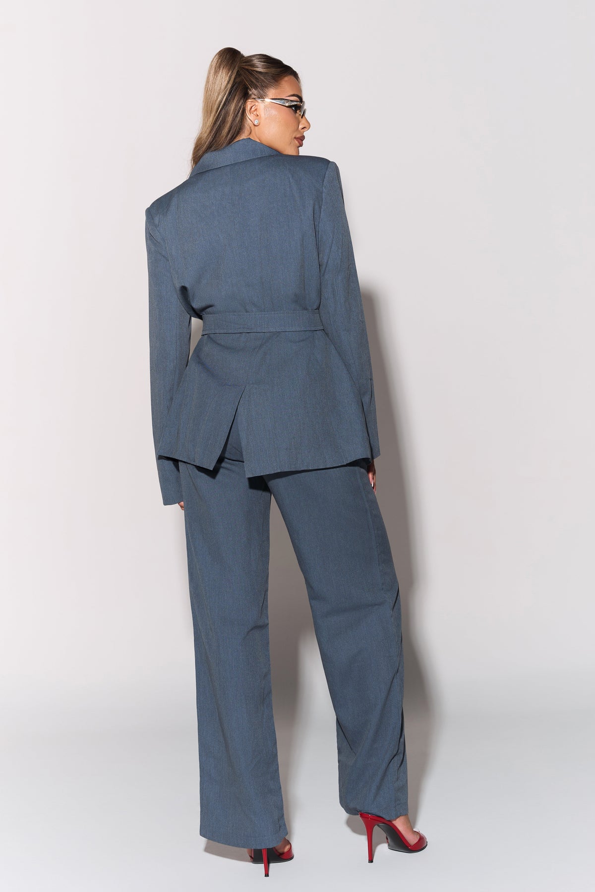 Loovay Vaelora Blazerpak met Rechte Broek