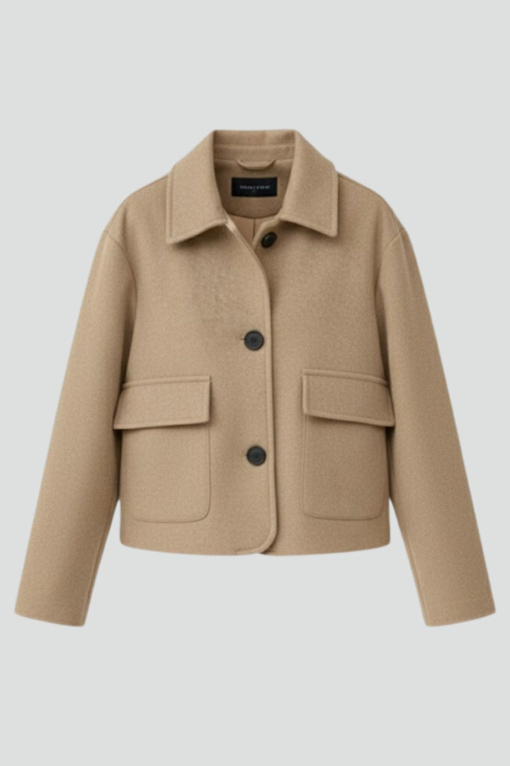 Loovay Laurine Korte Utility Jas met Klepzakken