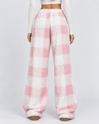 Loovay Damier Teddy Lounge Broek