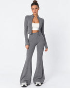 Loovay Maillora Gebreide Set met Ritsvest