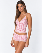 Loovay Coeurine Pyjamaset met Hartjesprint