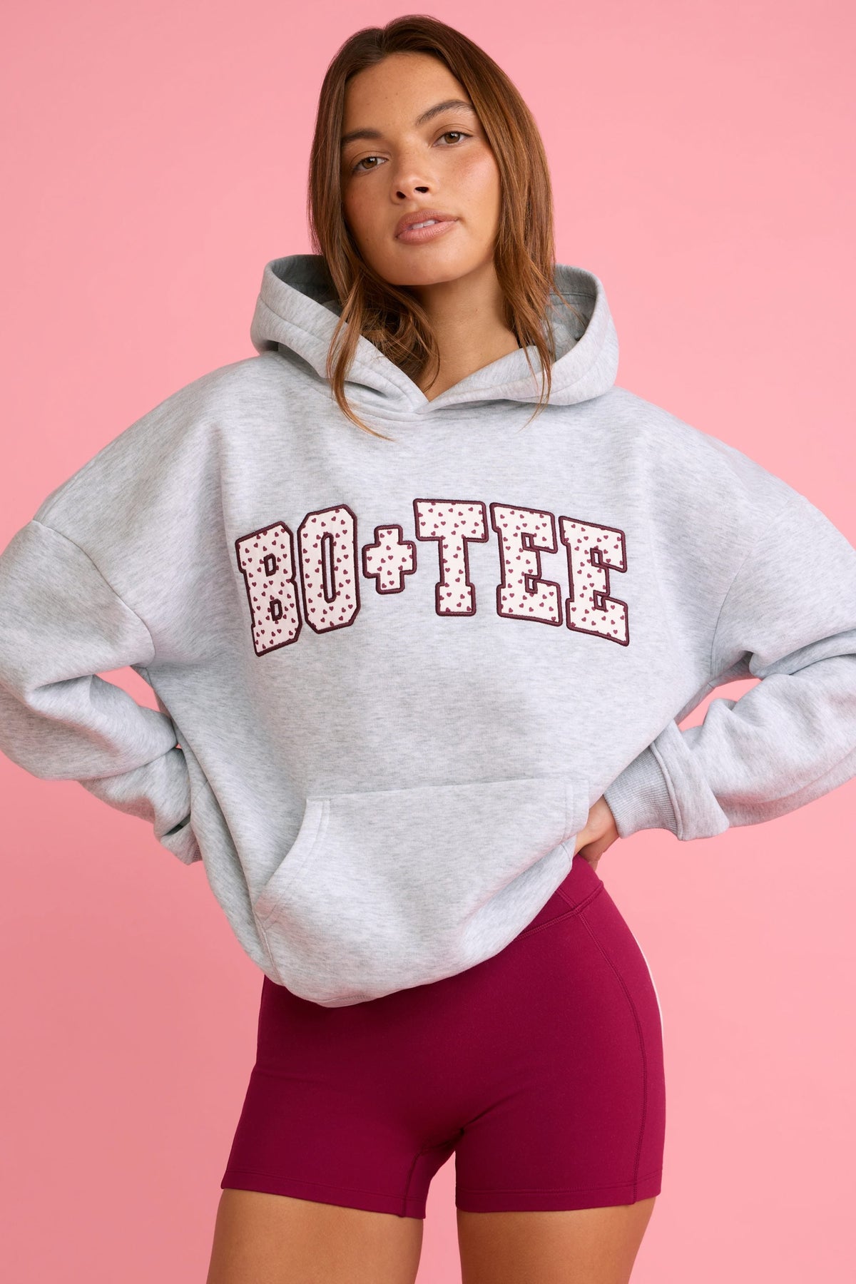 Loovay Liora Appliqué Hoodie