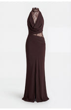 Loovay Elenya Maxi Jurk met Kant