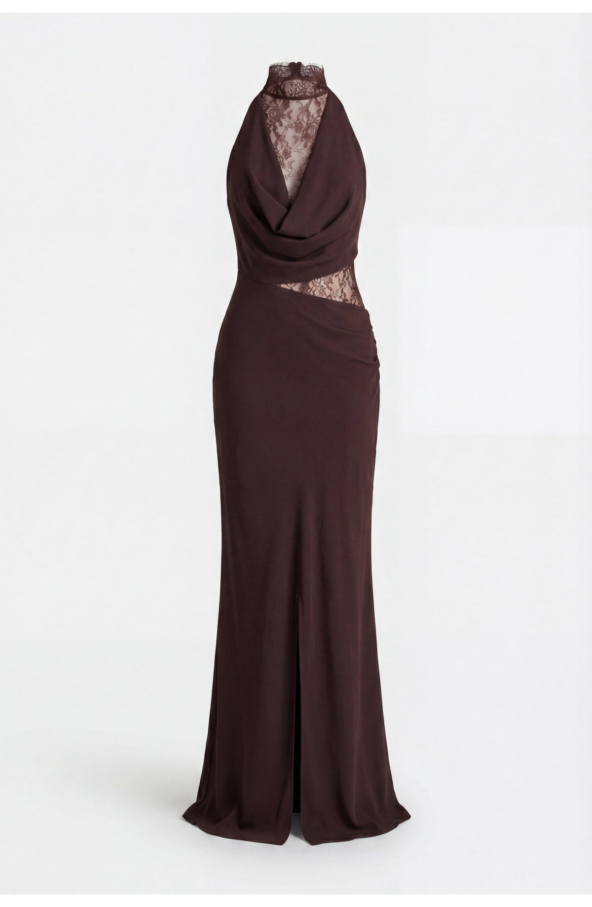 Loovay Elenya Maxi Jurk met Kant