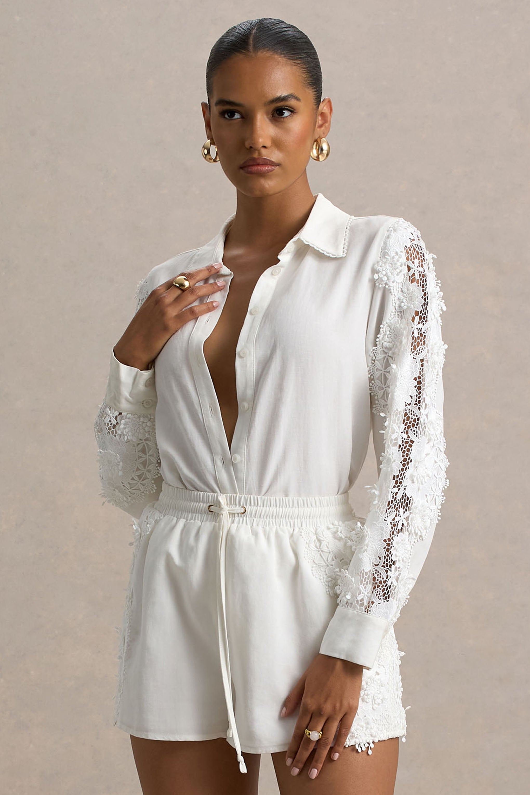 Loovay Seréline Set, Linnen Kantdetails