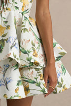 Loovay Floréssa Jurk, Botanische Mini Elegantie