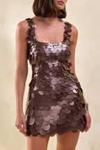 Loovay Noctéa Jurk, Pailletten Mini Glamour