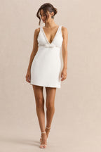 Loovay Elysienne Jurk, Luxe Mini met Kristaldetails