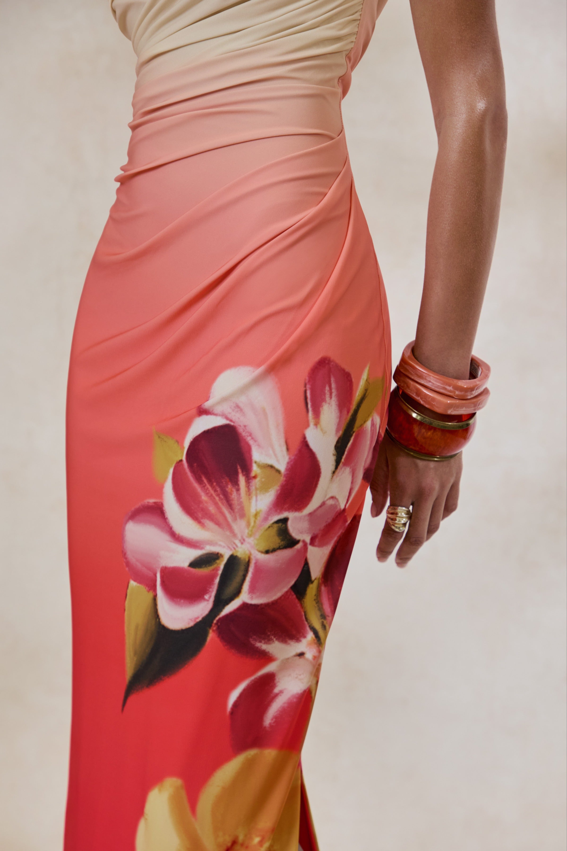 Loovay Soléa Jurk, Maxi Jurk met Bloemenprint