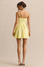 Loovay Bloesem Jurk, Mini met Strikdetail