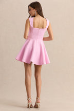 Loovay Roselle Jurk, Sweetheart Mini met Skaterrok