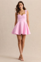 Loovay Roselle Jurk, Sweetheart Mini met Skaterrok