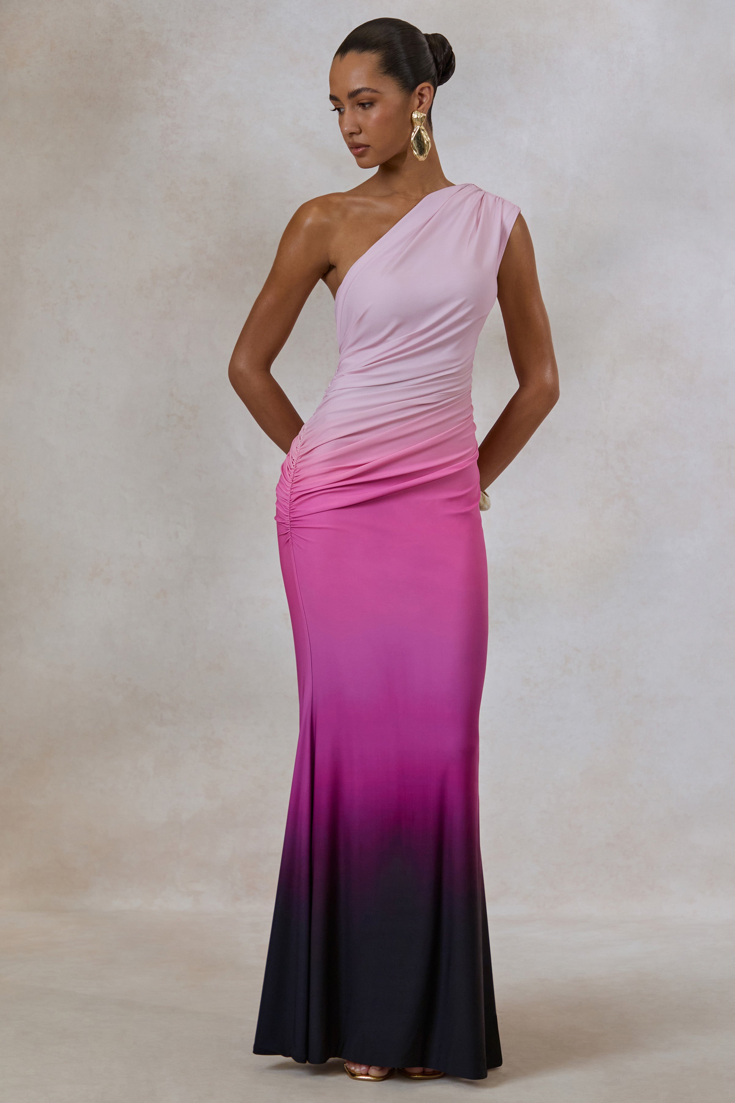 Loovay Roséa Jurk, Maxi Jurk met Ombre Design