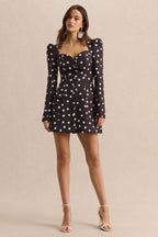 Loovay Bellézza Jurk, Getailleerde Mini met Polkadot Print