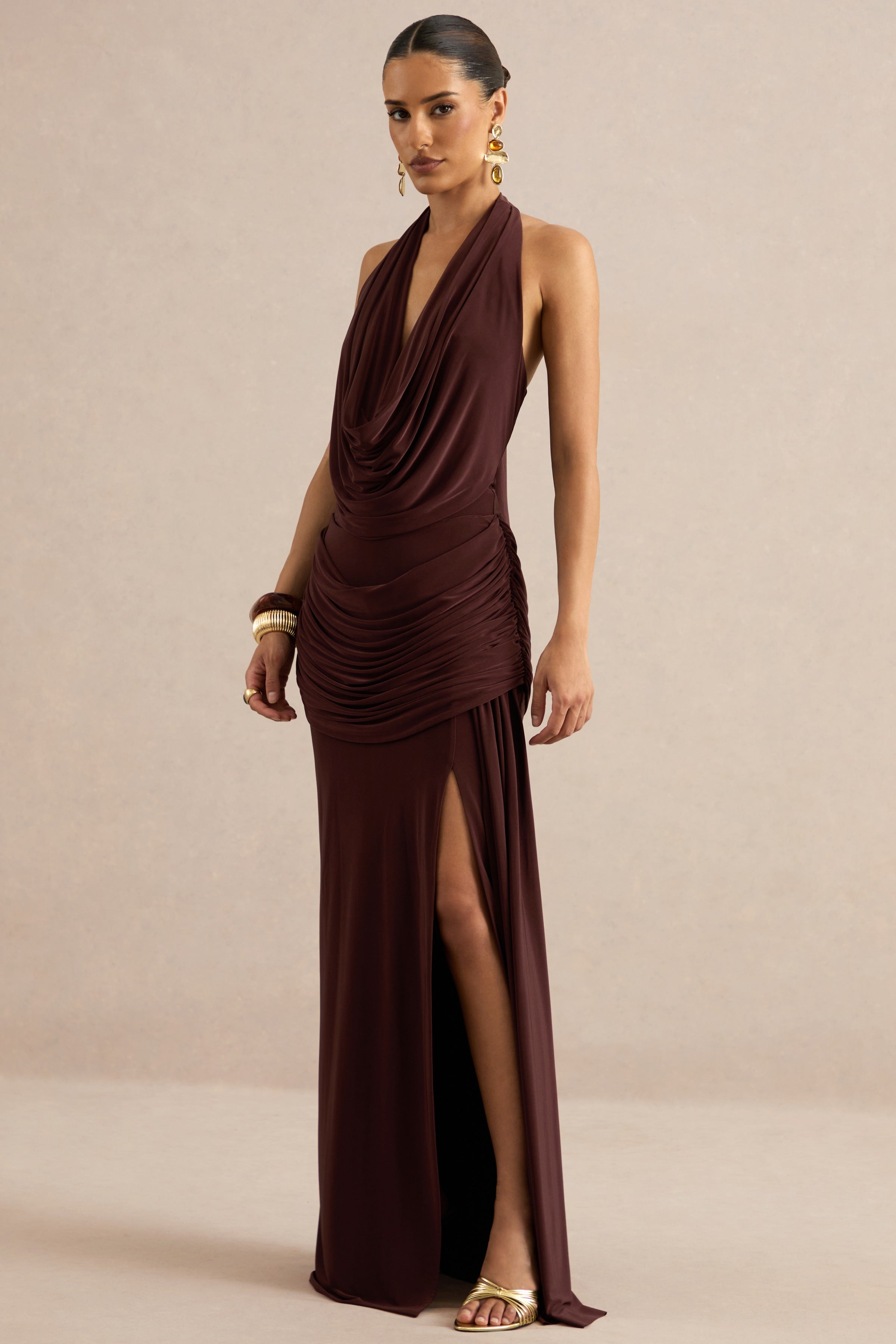 Loovay Seraphine, Draped Maxi Set