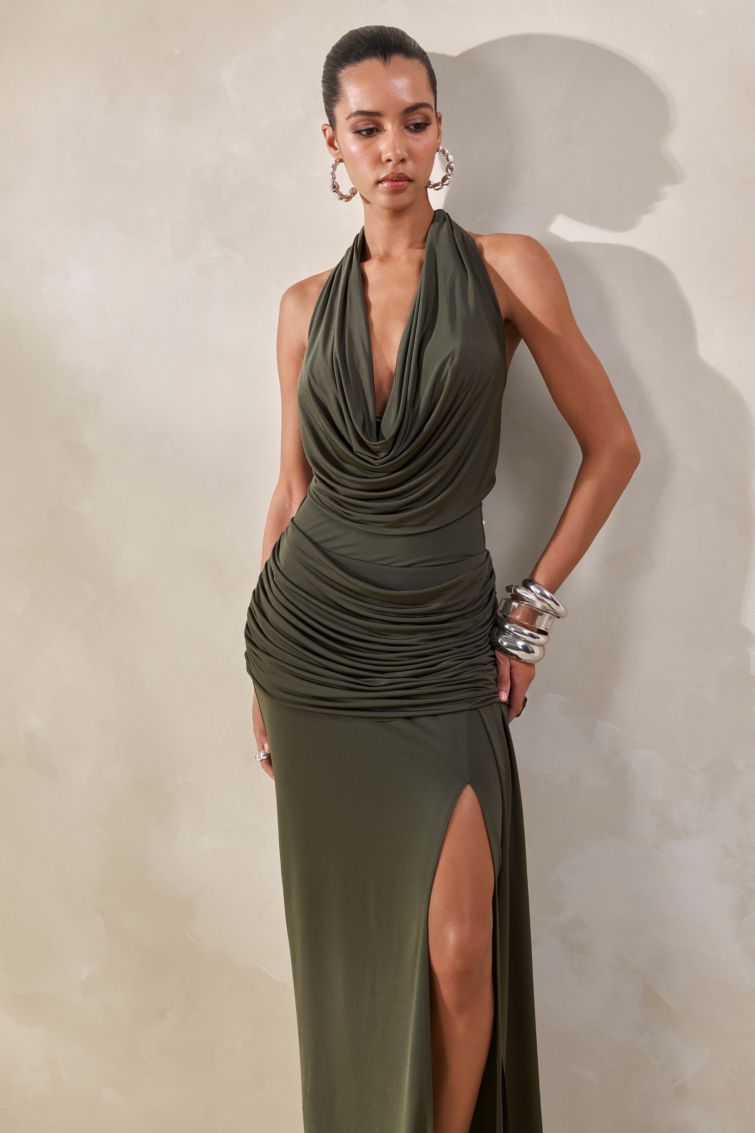 Loovay Seraphine, Draped Maxi Set