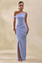 Loovay Azurielle Set, Gedrapeerde Jersey Elegantie