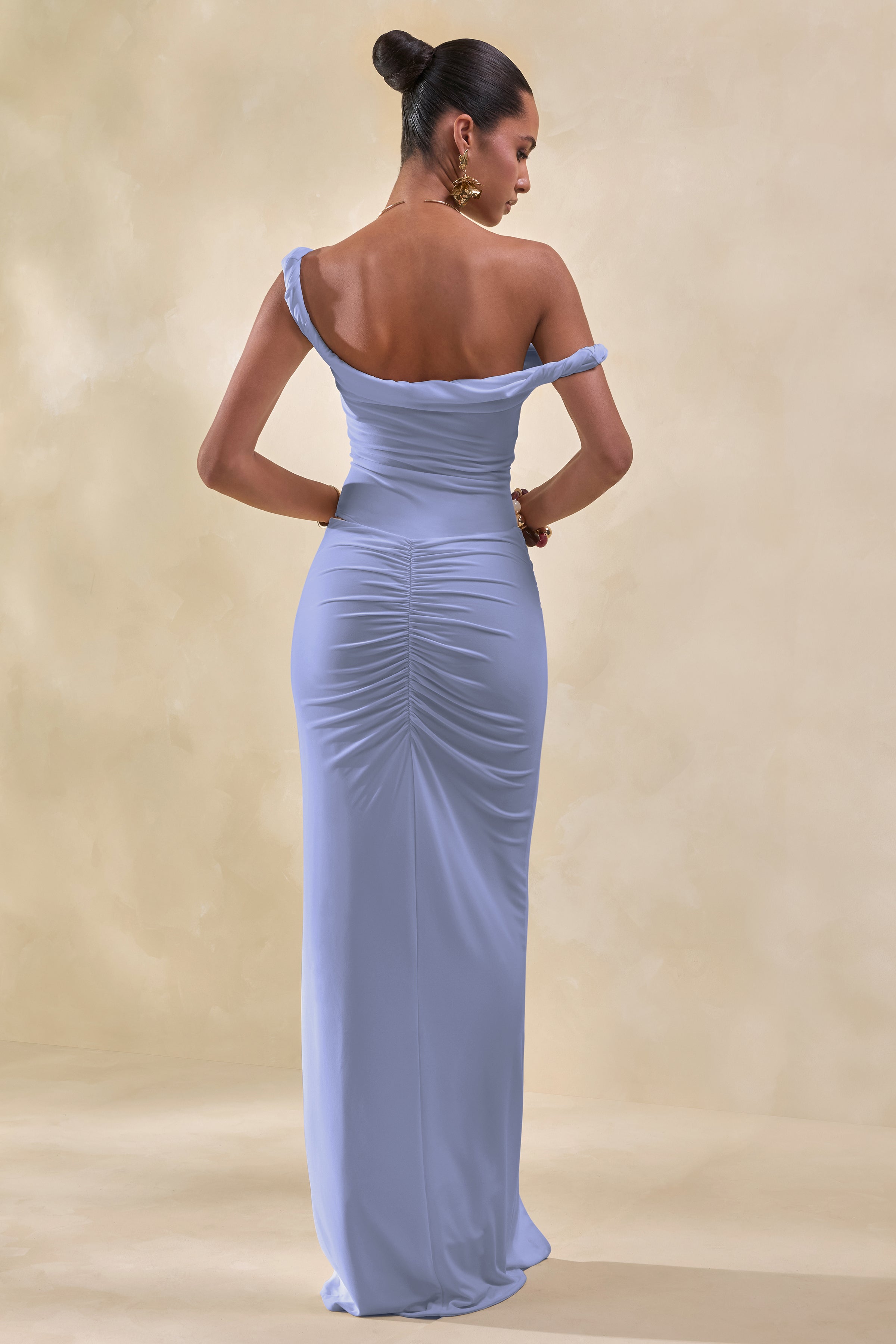 Loovay Azurielle Set, Gedrapeerde Jersey Elegantie