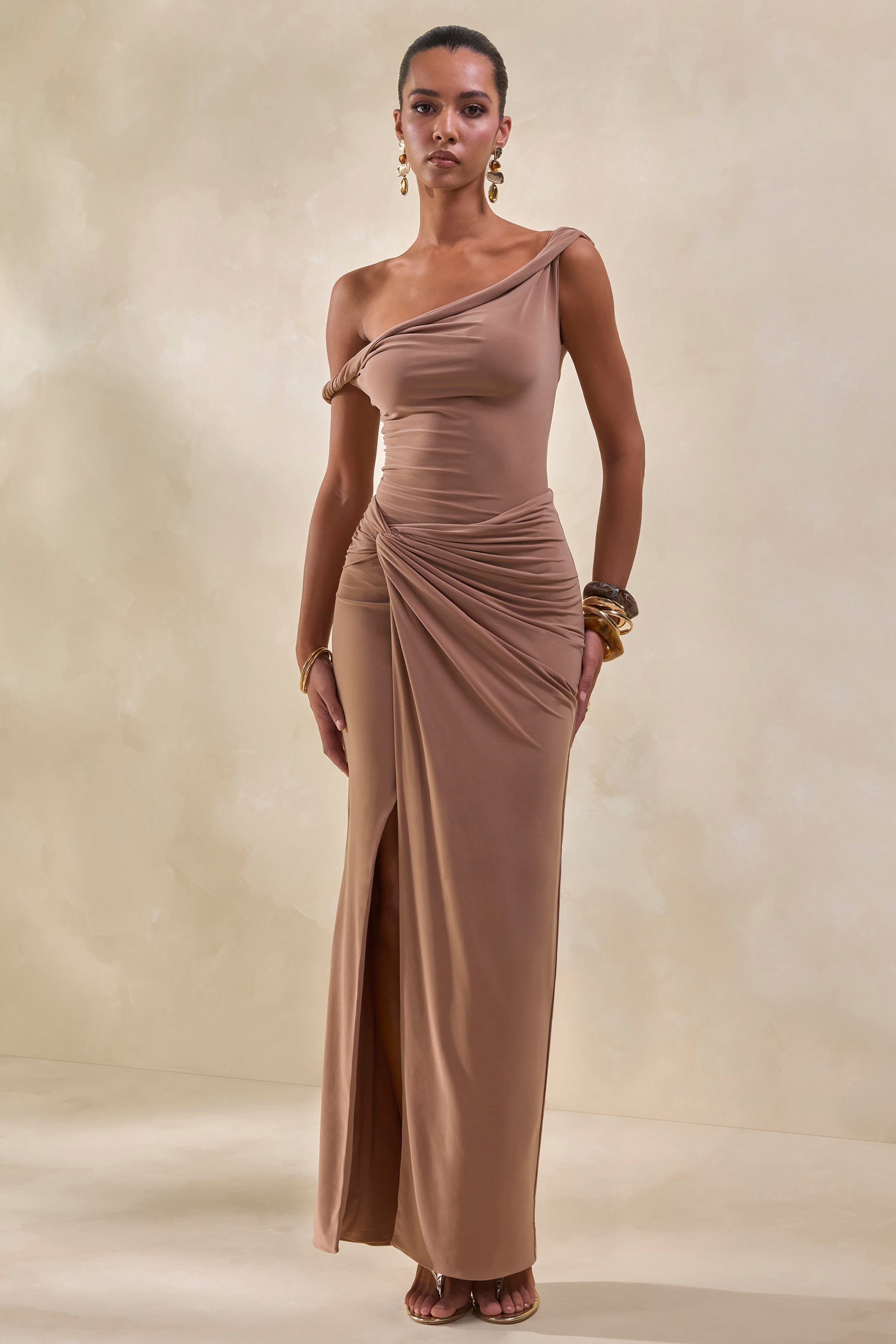 Loovay Elaris Set, Asymmetrische Jersey Elegantie