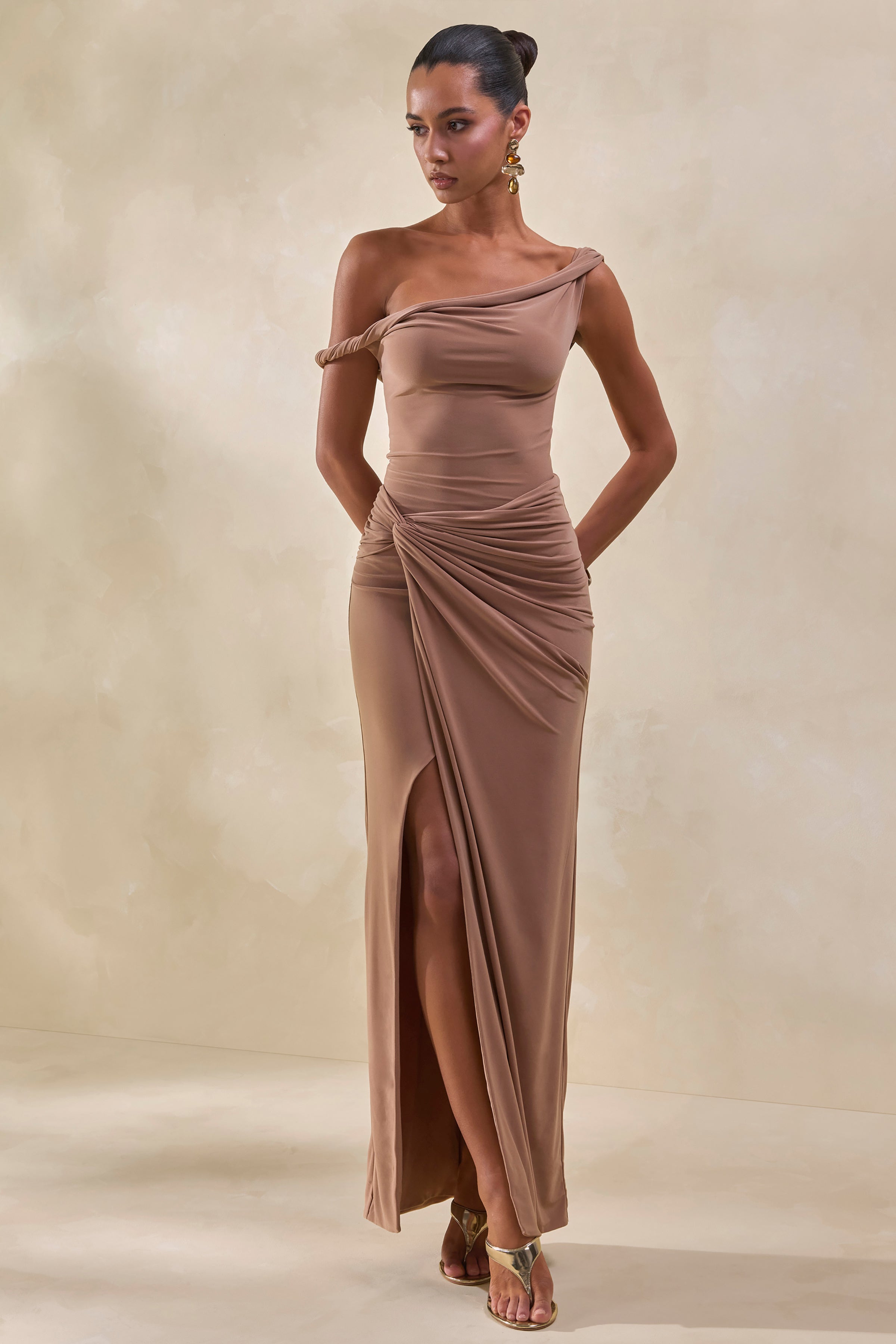 Loovay Elaris Set, Asymmetrische Jersey Elegantie