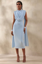 Loovay Celestine Jurk, Midi Jurk met Cape