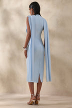 Loovay Celestine Jurk, Midi Jurk met Cape