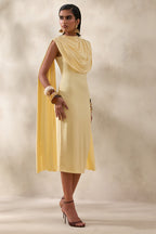 Loovay Celestine Jurk, Midi Jurk met Cape