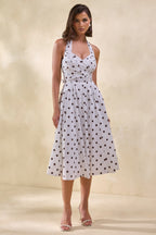 Loovay Bellamour Jurk, Halter Midi