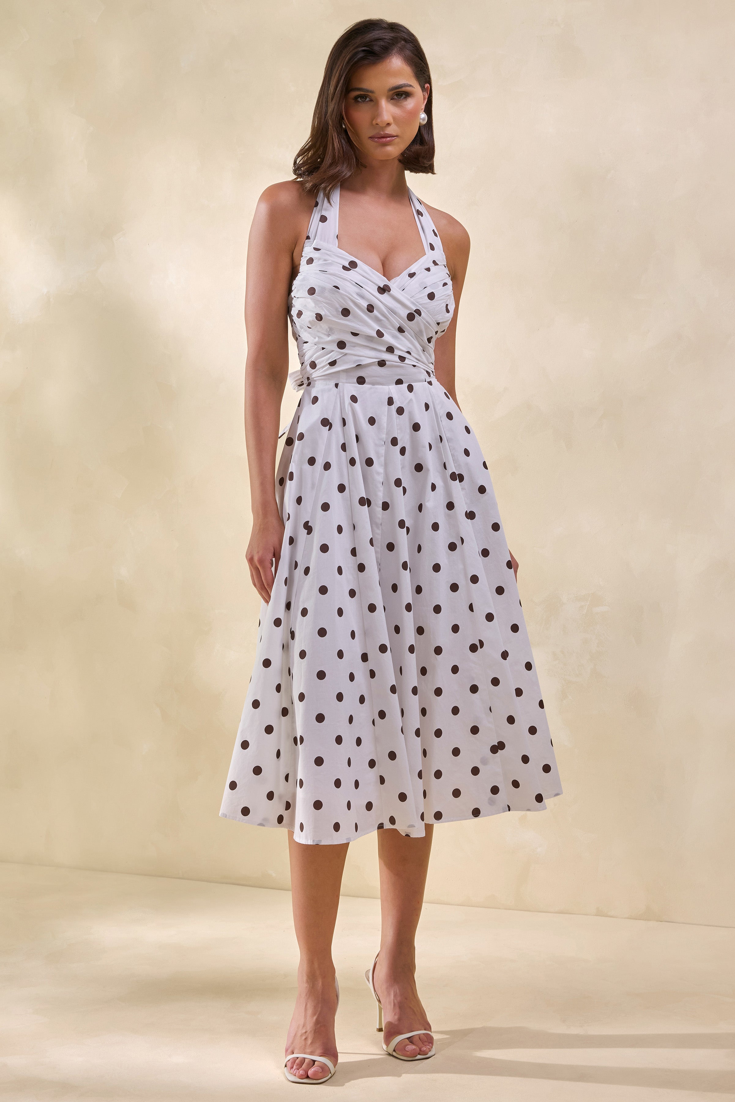 Loovay Bellamour Jurk, Halter Midi