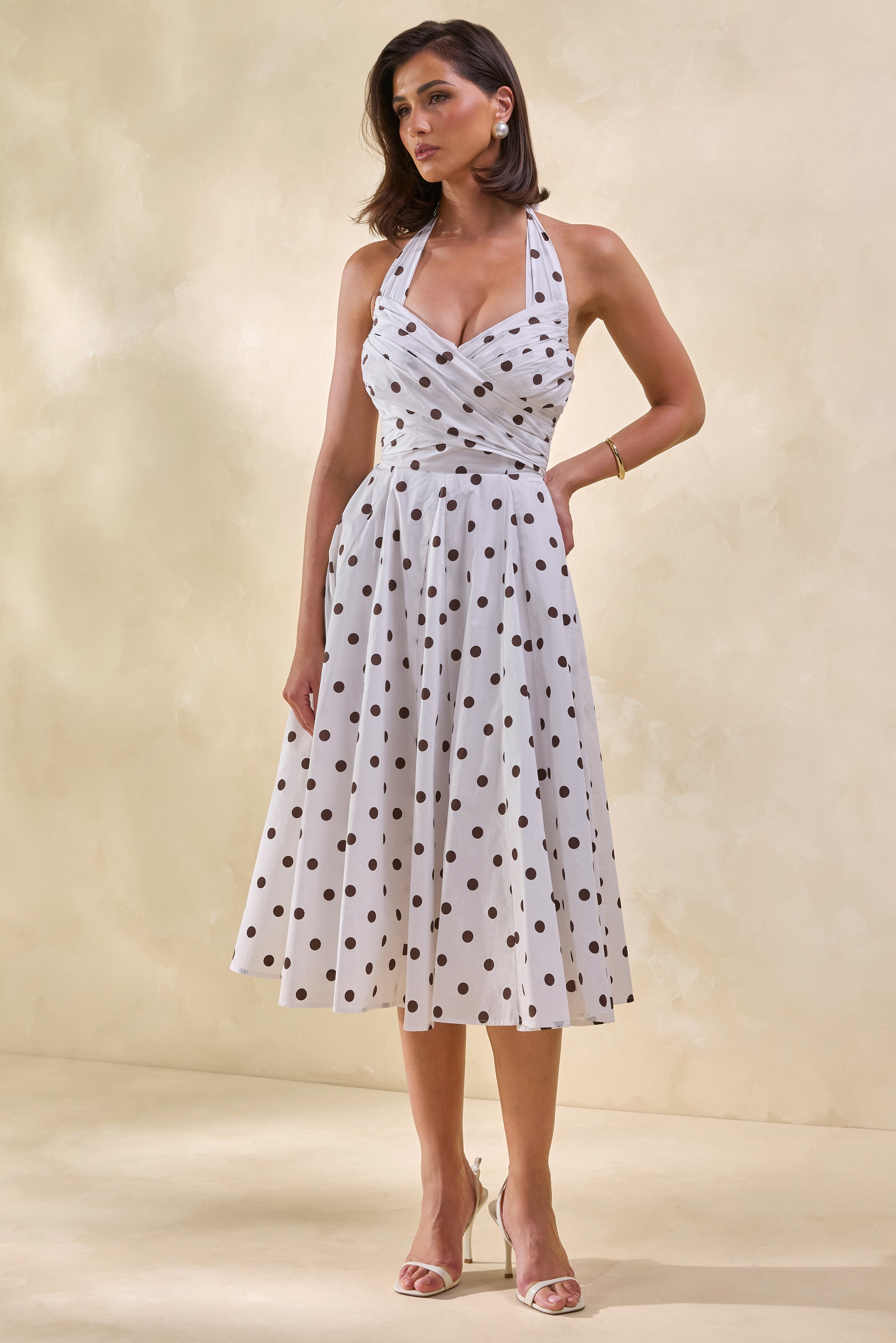 Loovay Bellamour Jurk, Halter Midi