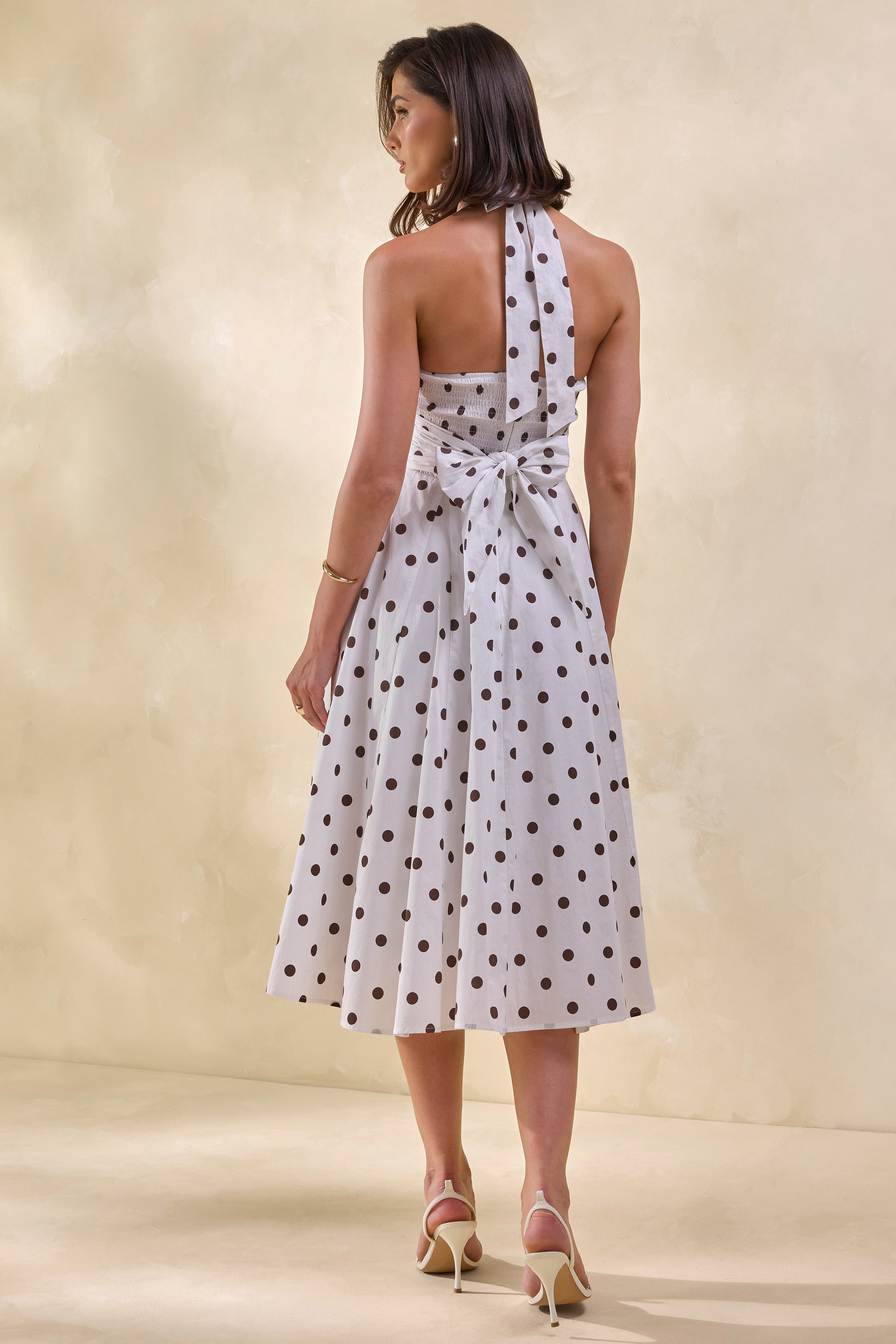 Loovay Bellamour Jurk, Halter Midi