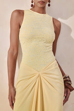 Loovay Soleilé Set, Kanten Body en Satijnen Maxi Rok
