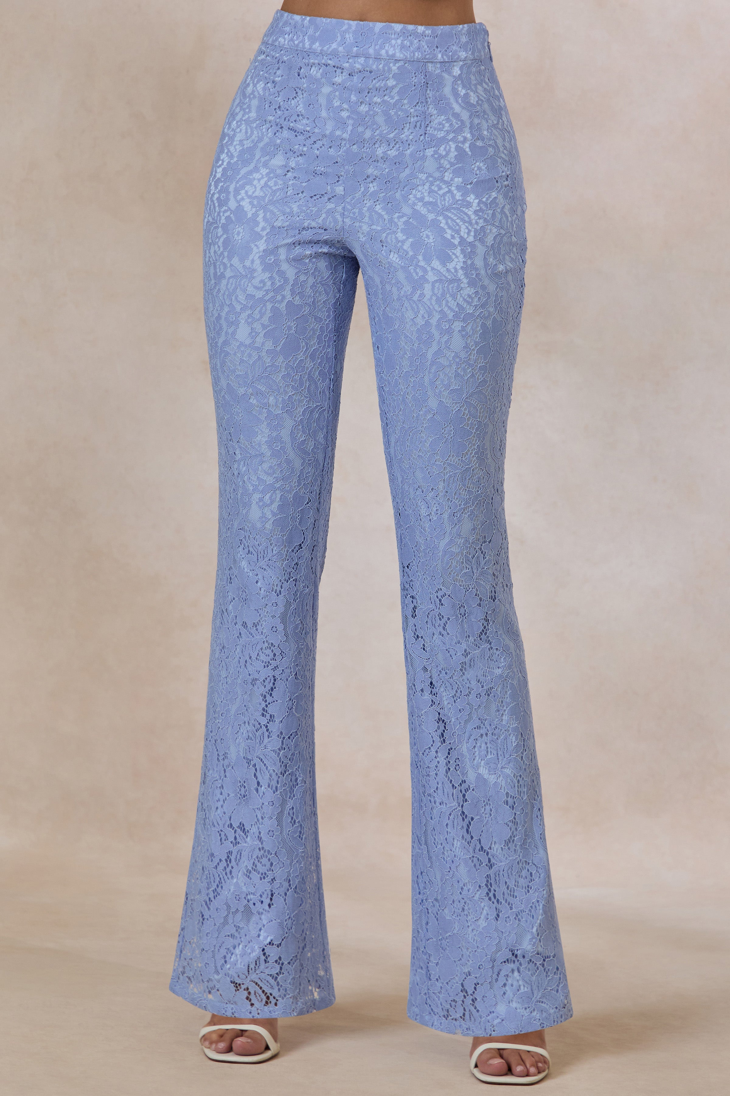 Loovay Celestéa Broekset, Poederblauw Kant
