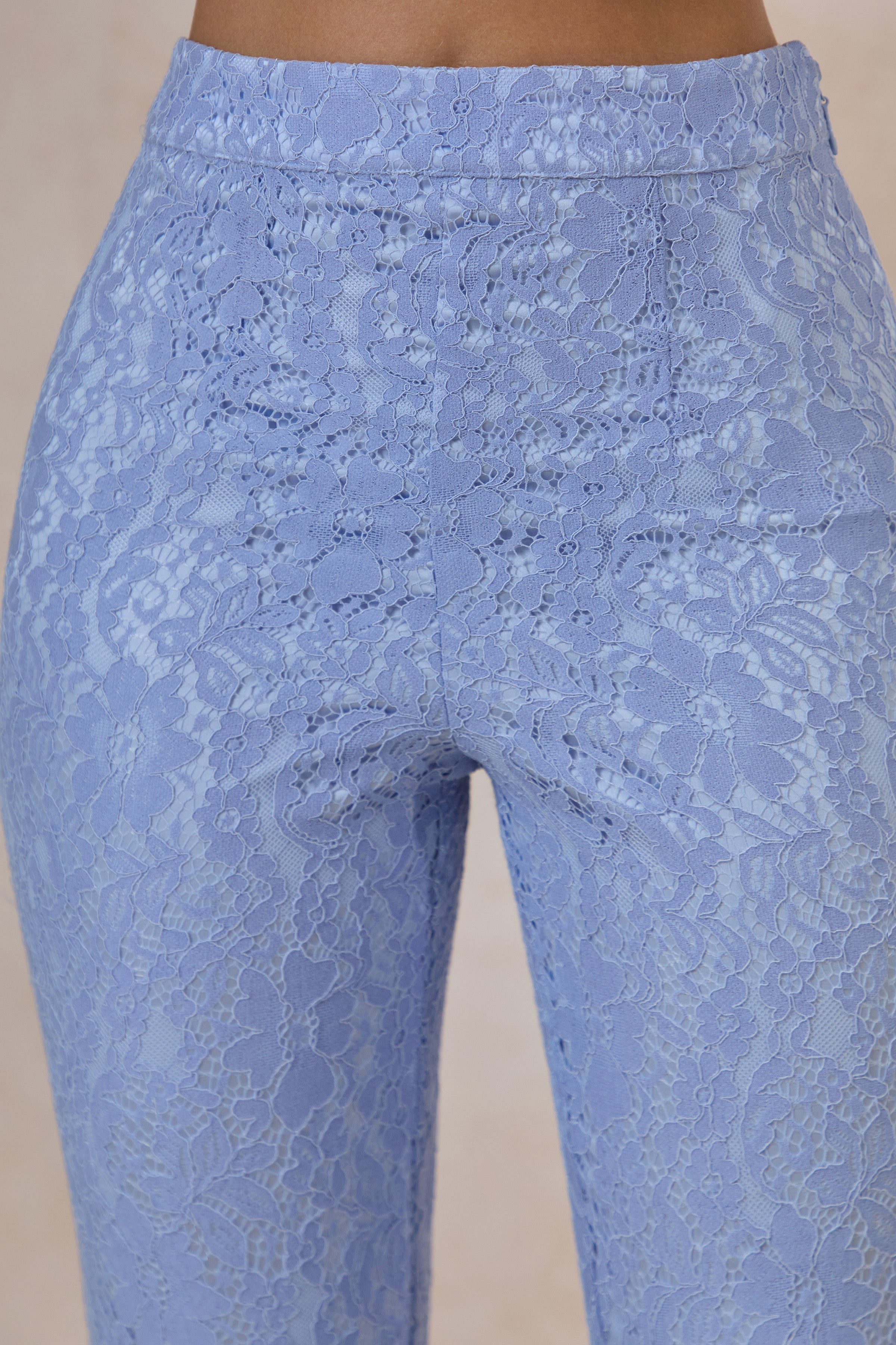 Loovay Celestéa Broekset, Poederblauw Kant