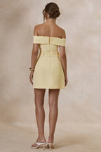 Loovay Soléane Jurk, Bardot Mini Elegantie