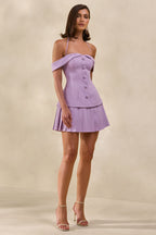 Loovay Lavessia Set, Bardot Plooi Elegantie