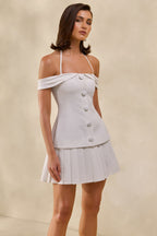 Loovay Étoiré Set, Bardot Plooi Elegantie