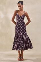 Loovay Polaria Set, Polkadot Midi Elegantie