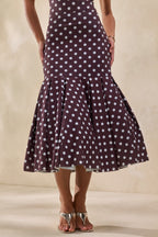 Loovay Polaria Set, Polkadot Midi Elegantie