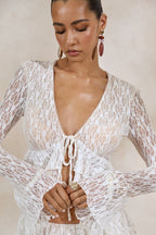 Loovay Astellé Set, Kanten Top en Maxi Rok