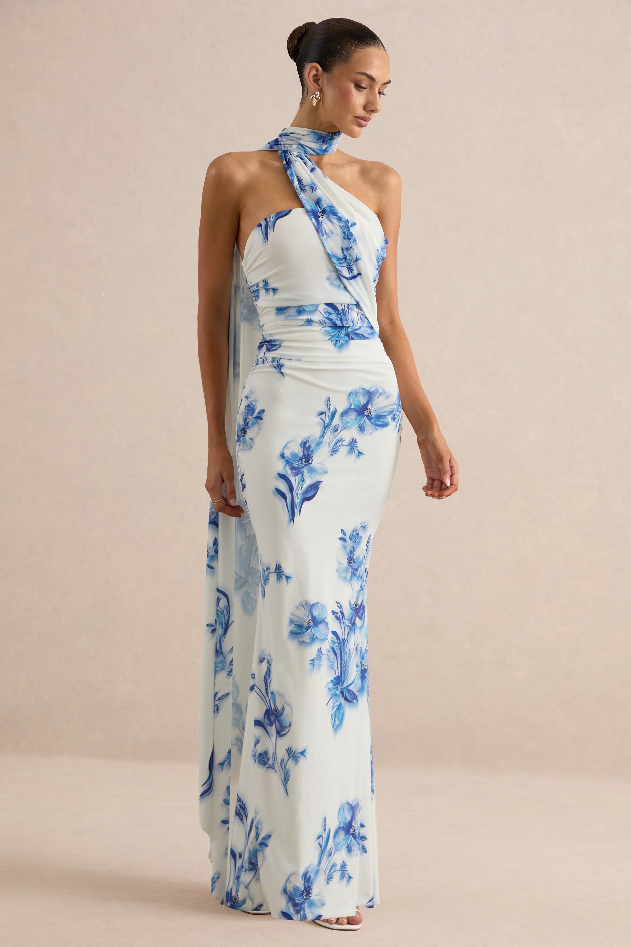 Loovay Elara Jurk, Maxi Jurk met Sjaaldetail