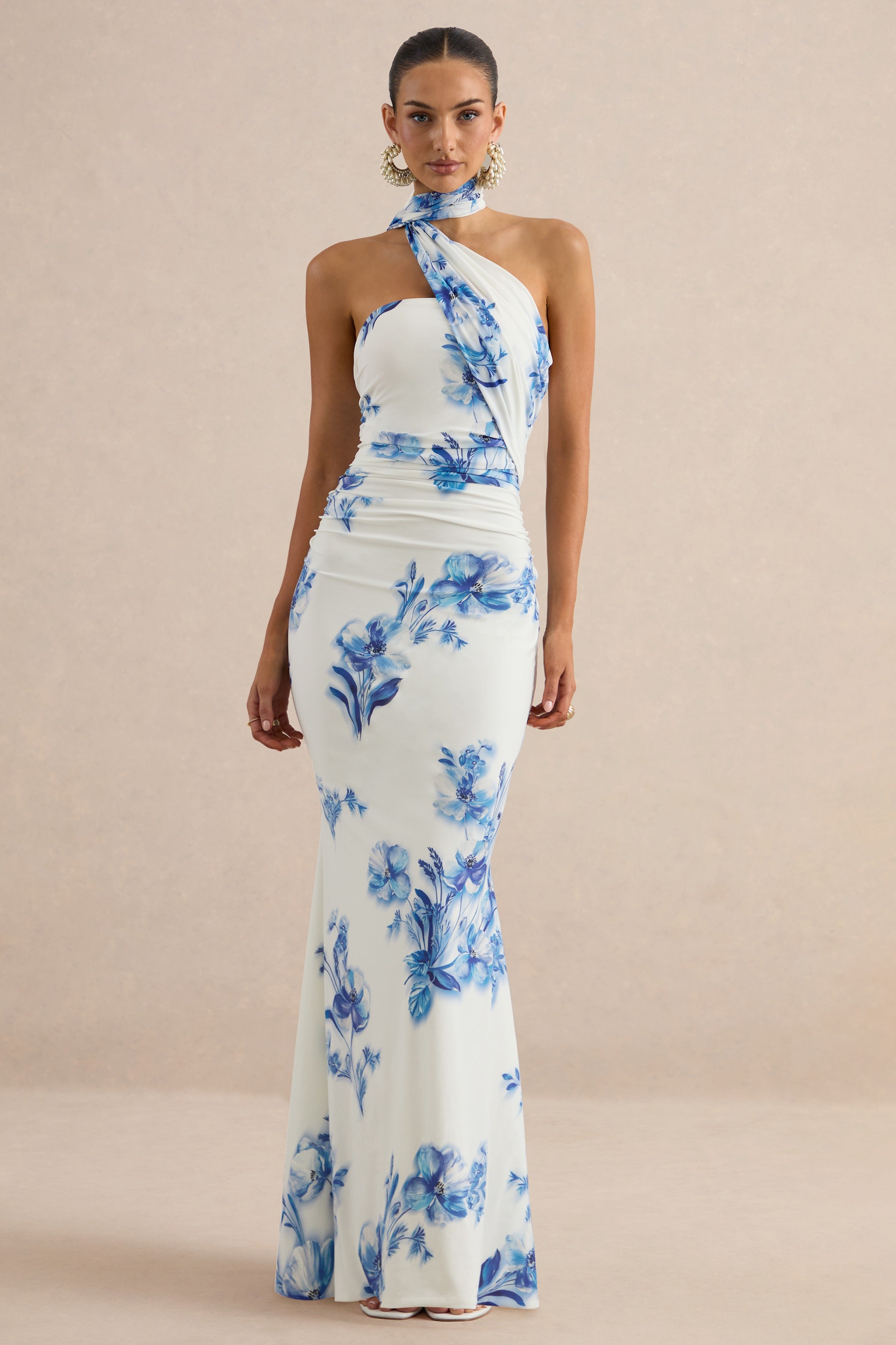 Loovay Elara Jurk, Maxi Jurk met Sjaaldetail