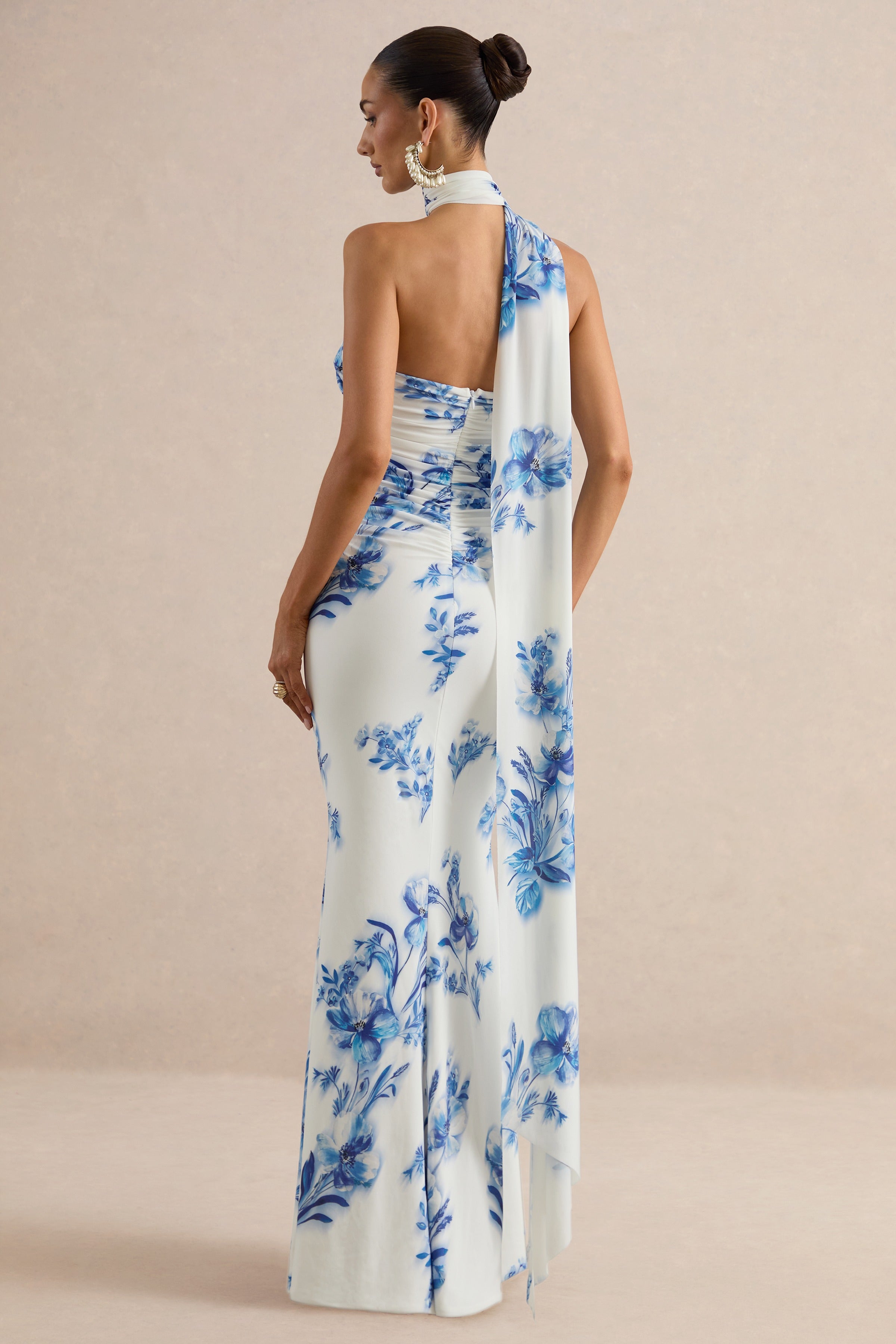 Loovay Elara Jurk, Maxi Jurk met Sjaaldetail
