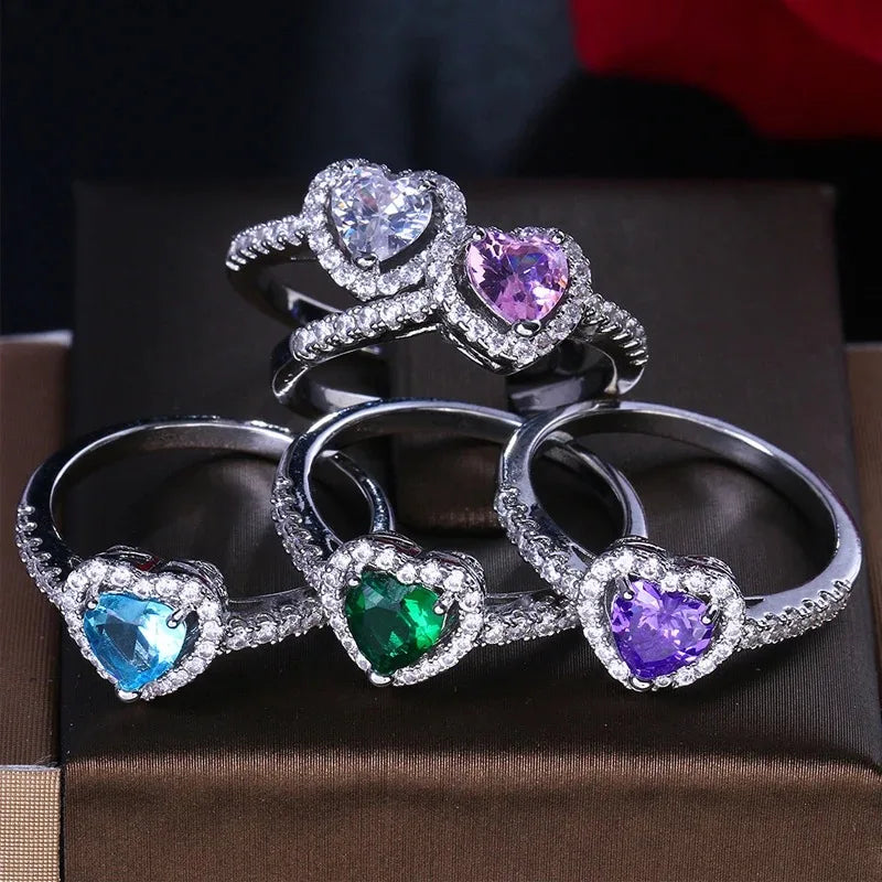 Loovay Isalune Ring, Hartvormig Design